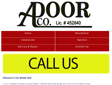 Tablet Screenshot of adoorco.com